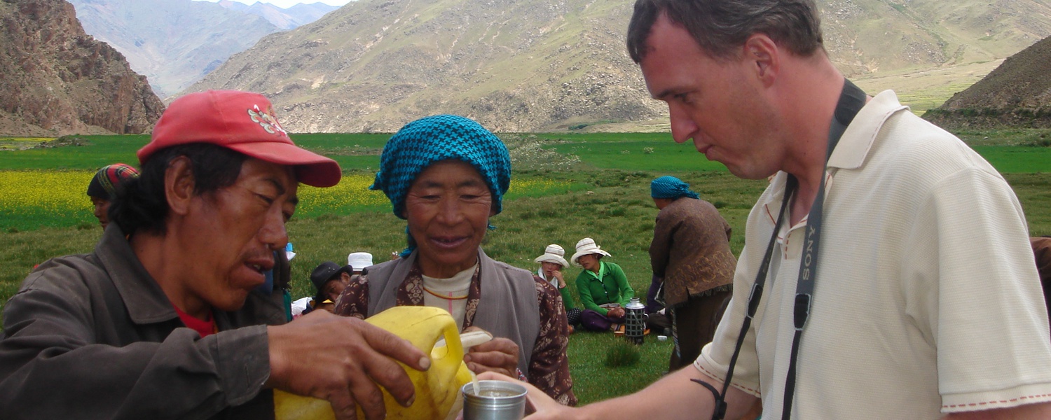 be a part of the daily life, local drink in Tibet, real time experience in tibet 